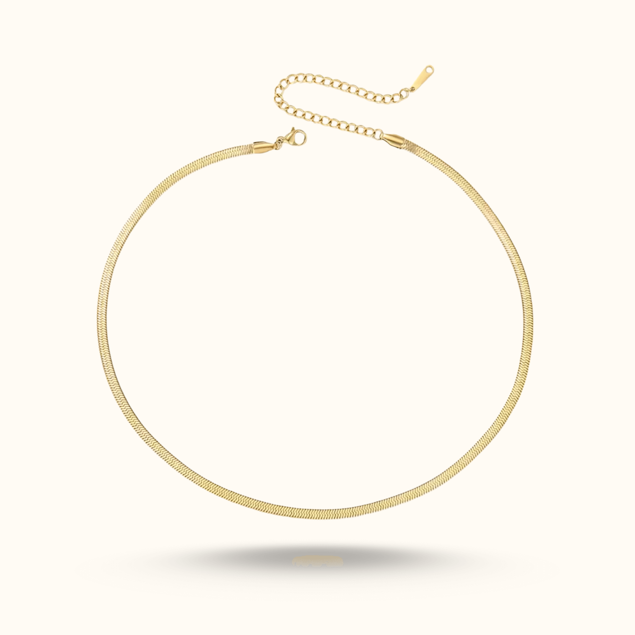 classic gold snake chain necklace for layering necklaces in any style and any way