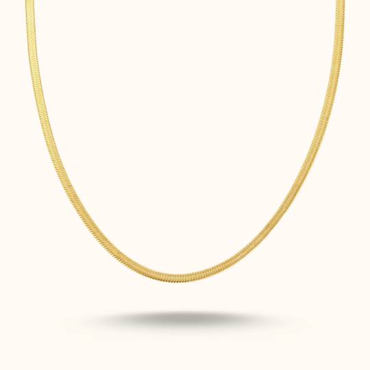 classic gold snake chain necklace for layering necklaces