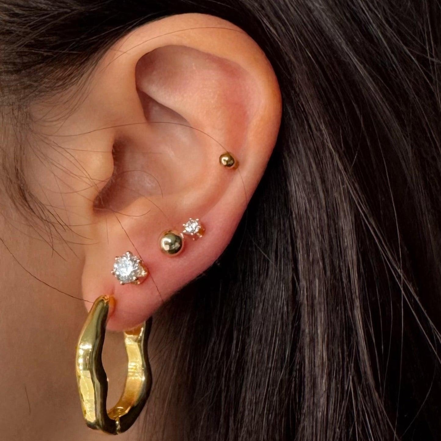 WAVE HOOPS - AV JEWELS