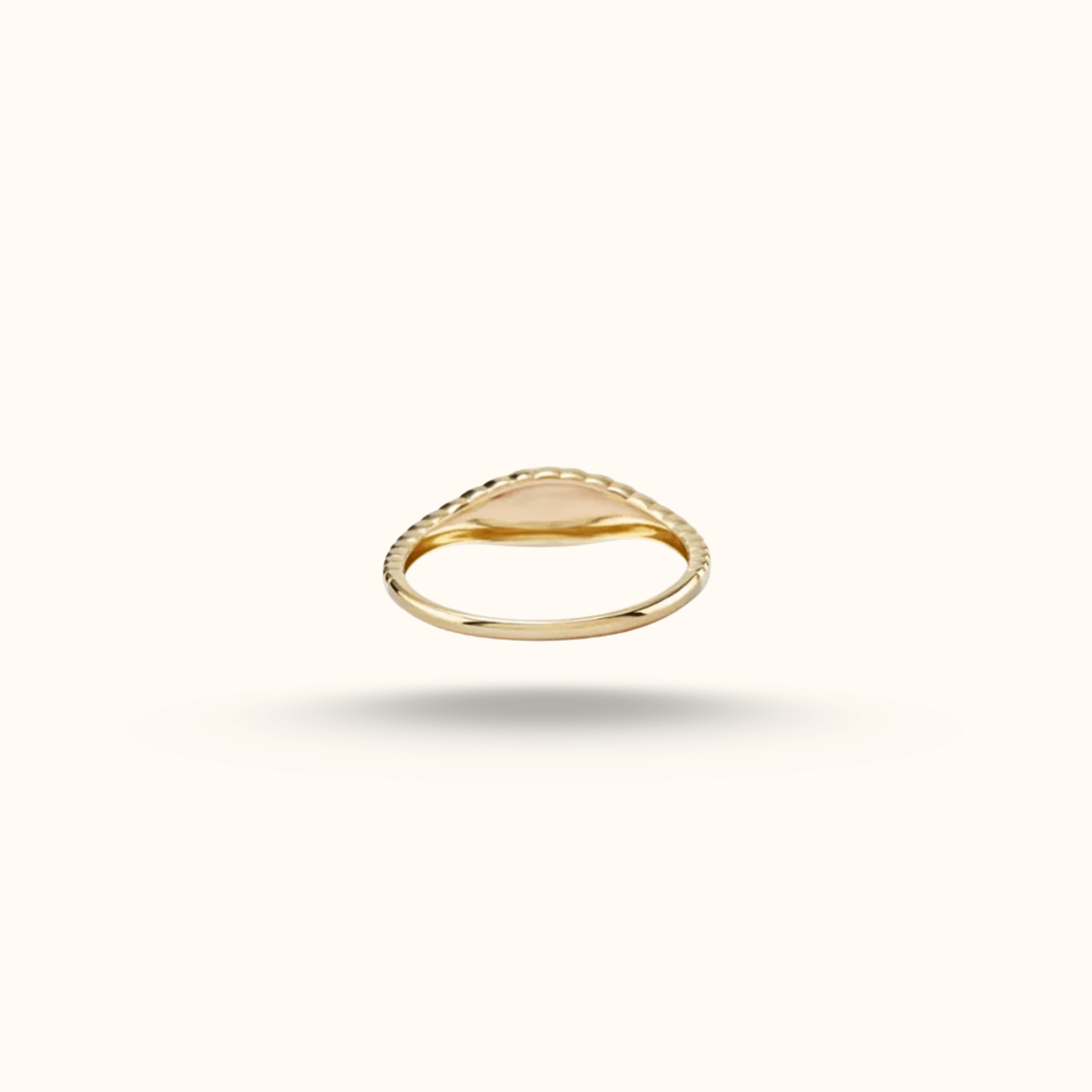 MINI CROISSANT DOME RING - AV JEWELS