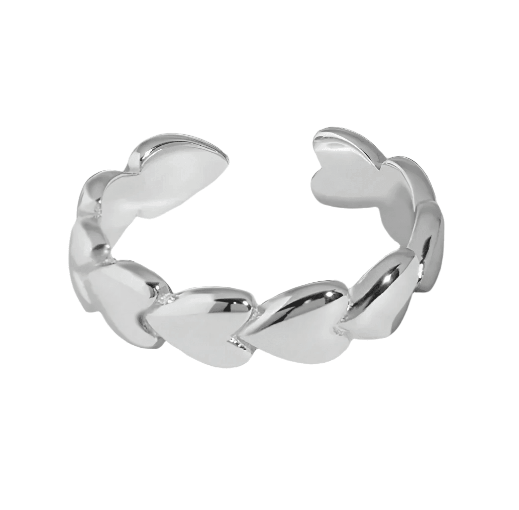 HEART CUFF BAND - AV JEWELS