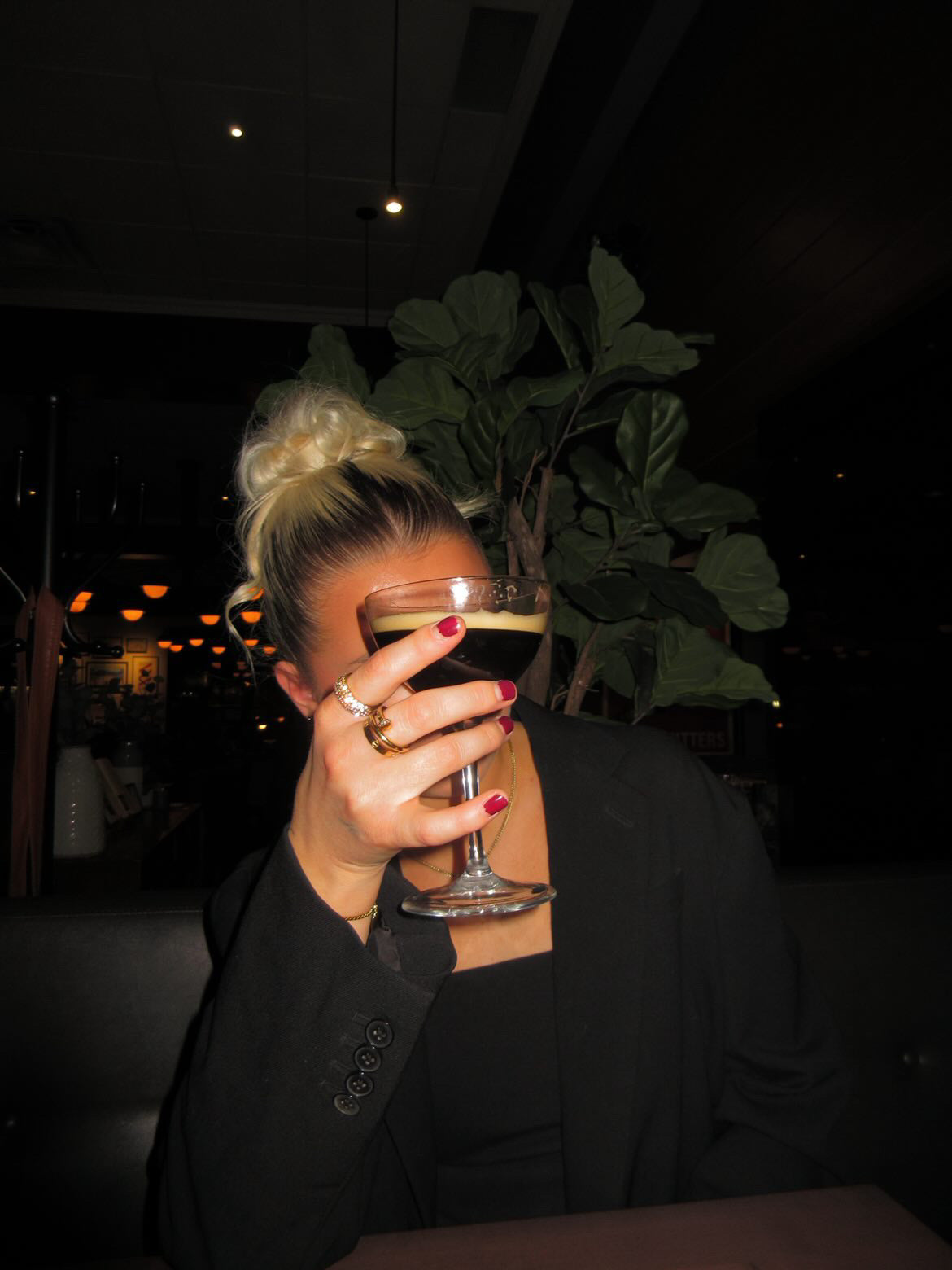 espresso martini cocktails clinking at AV Jewels Cocktail club