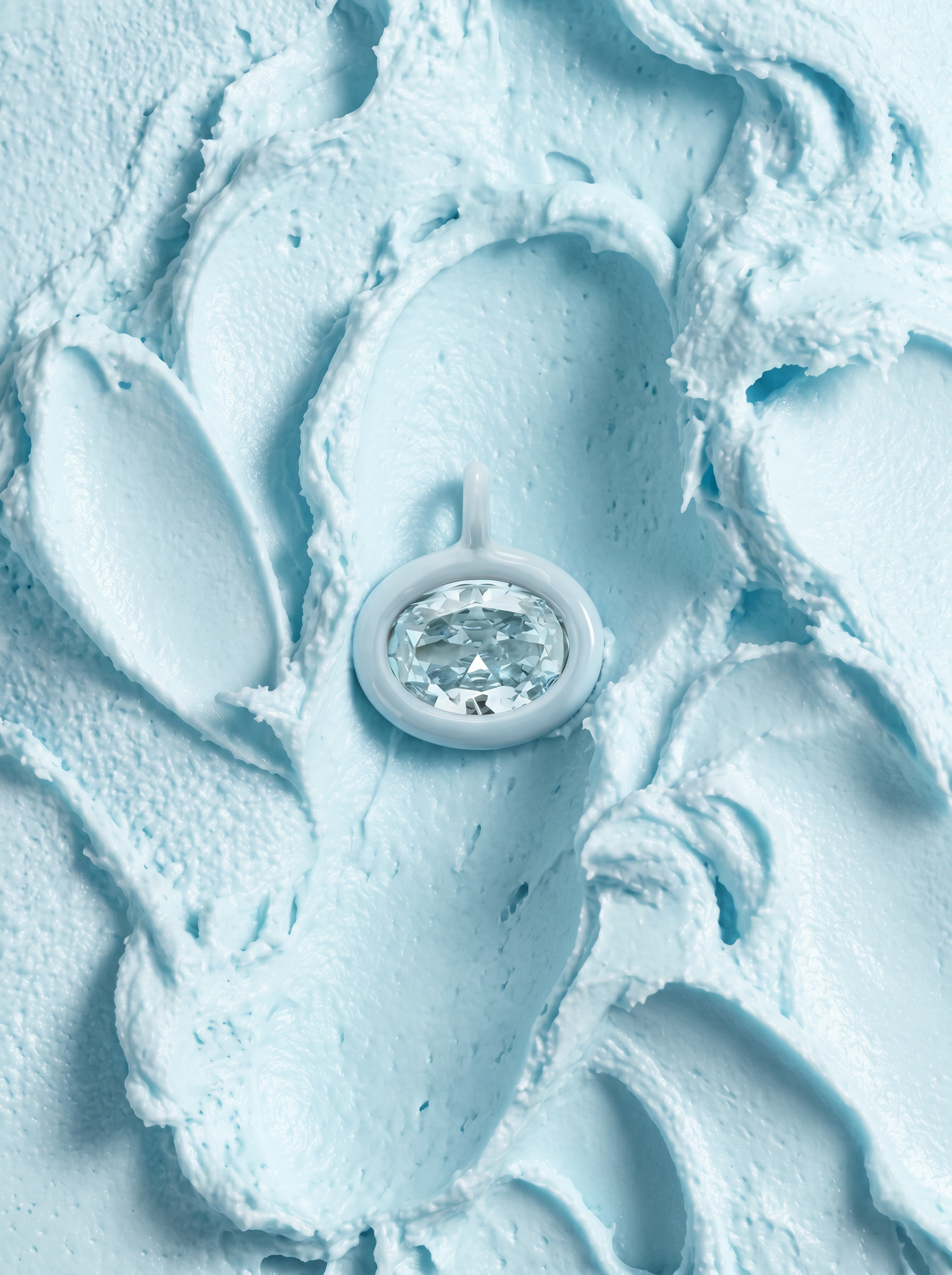 Wear Your Moment Charm Pendant - Birthstone Jewelry From AV Jewels Jewelry - on blue icing - Calgary alberta jewelry