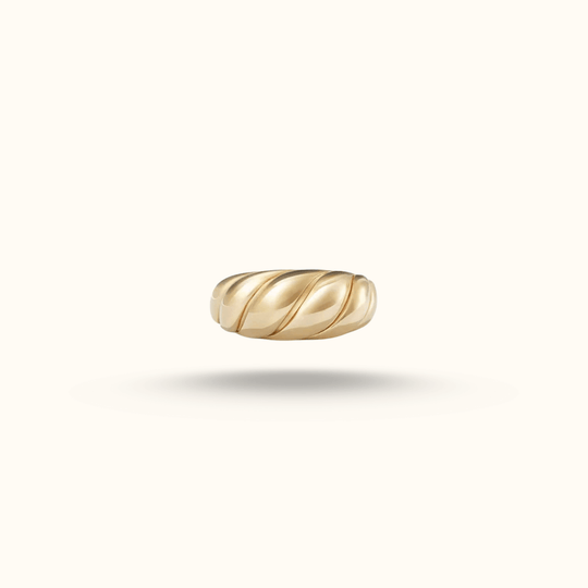 BOLD CROISSANT RING - AV JEWELS