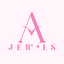 Pink 'AV Jewels' logo with 'Jewels' text on a white background
