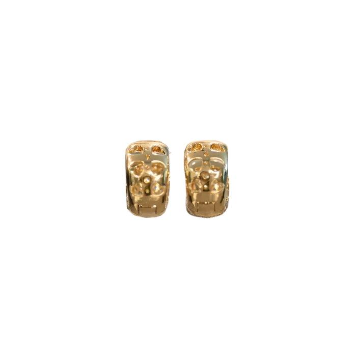 MINI PAVE HUGGIE HOOPS - AV JEWELS