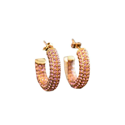 ICED AVE HOOP - AV JEWELS