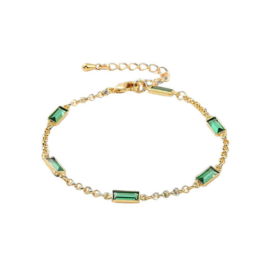 SWEET EMERALD BRACELET - AV JEWELS