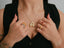 ICED BUBBLE LETTER NECKLACE - AV JEWELS