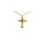THE EMERALD CROSS NECKLACE - AV JEWELS