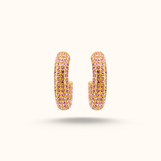 ICED AVE HOOP - AV JEWELS