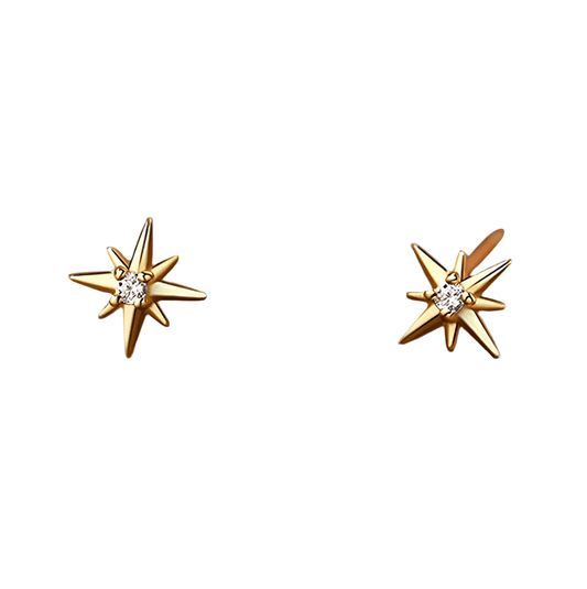 CELESTIAL SPARK STUD EARRING - AV JEWELS