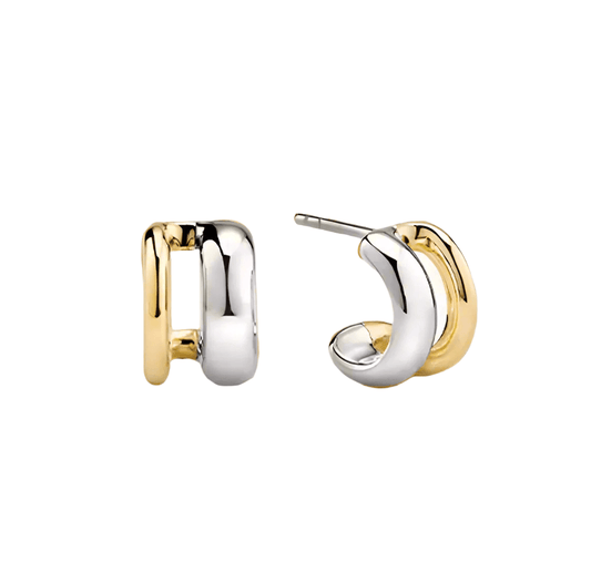 MIXED HUGGIE HOOPS - AV JEWELS