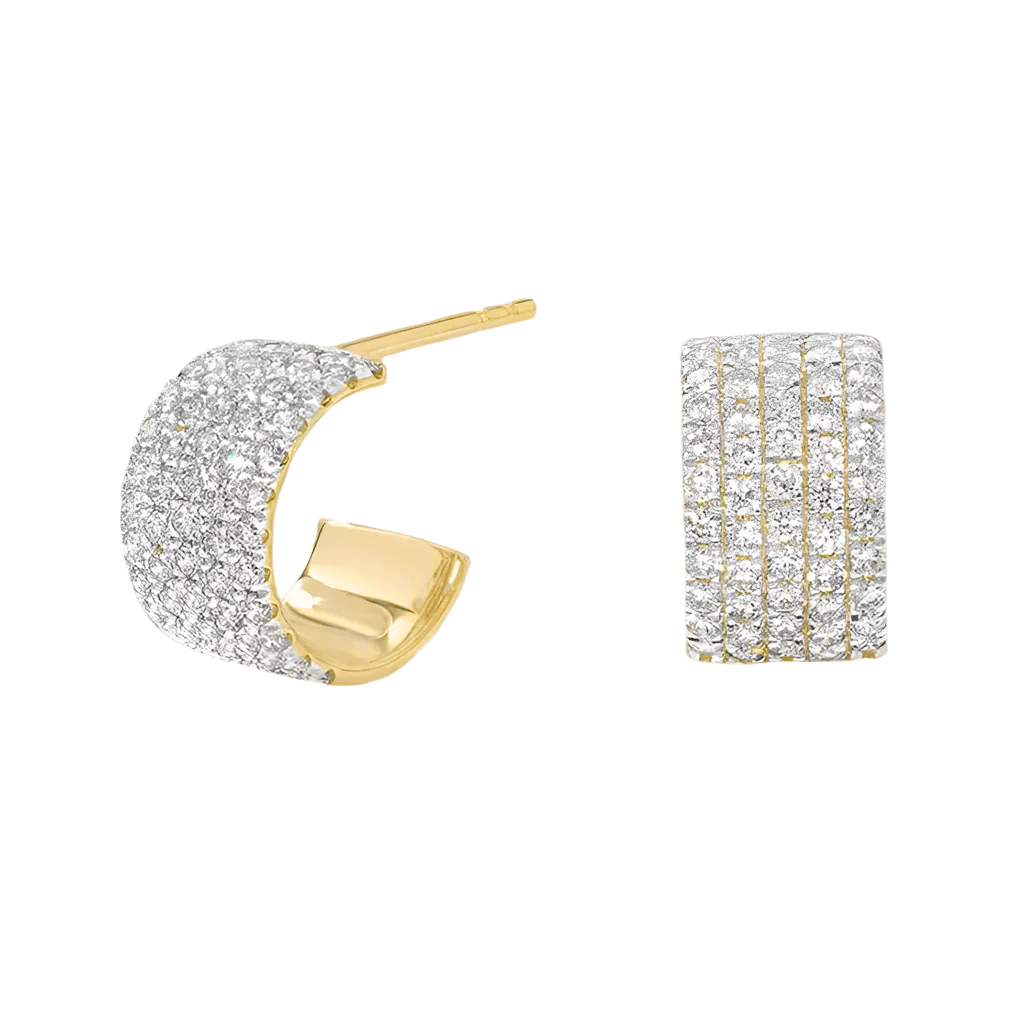 THE LUMI HUGGIE HOOPS - AV JEWELS