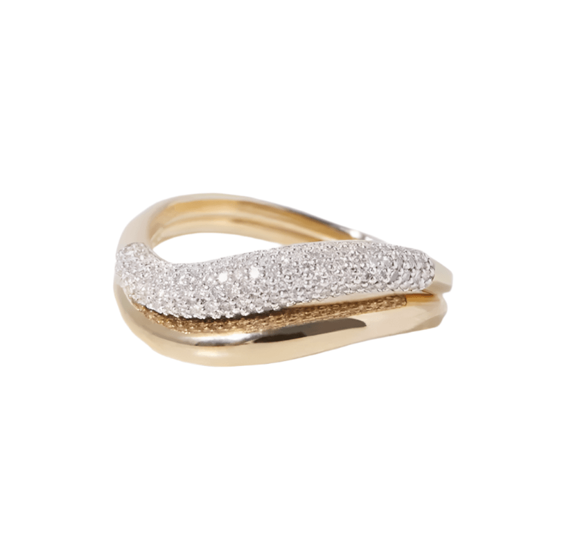 THE GLOW CURVE RING SET - AV JEWELS